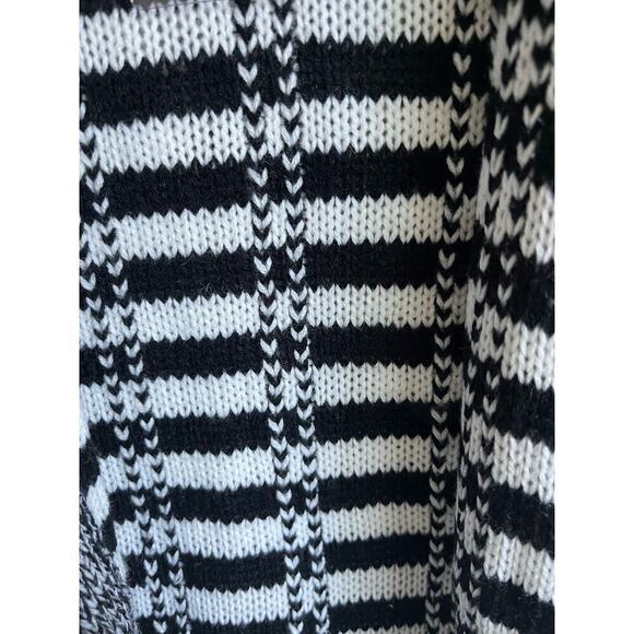 Anthropologie Endless Rose Woman Black/ White Open Front Cardigan, Size … - Picture 6 of 10